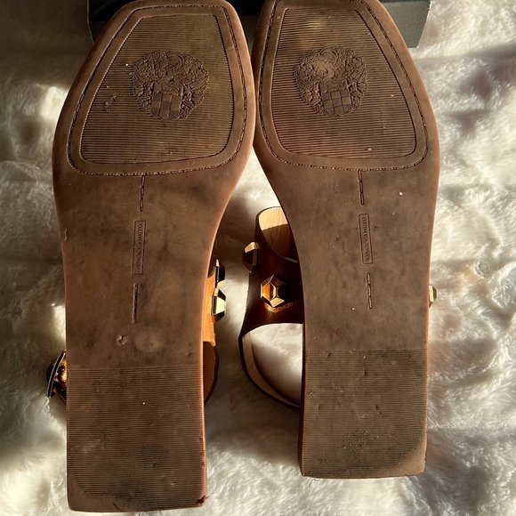 Vince Camuto Womens Dailette Leather Ankle Strap Thong Sandals - Picture 13 of 15